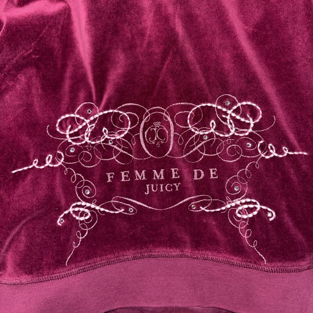 Full Juicy Couture Tracksuit- Medium Bottom Large Jacket